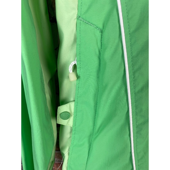 Columbia Green Hooded Jacket Sz Med - Picture 5 of 8